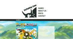 Desktop Screenshot of exploding-cow.com